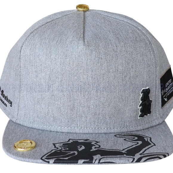 Red Monkey Rising Flat Visor Limited Unisex Trucker Hat Cap RM1414 | 2 Colors - Picture 2 of 15